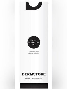 DERMSTORE Daily Cleansing Gel – Full Size New In Box.